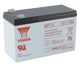 NP7-12 D ΜΠΑΤΑΡΙΑ ΜΟΛΥΒΔΟΥ YUASA 7AH 12V ( ΦΑΡΔΥΣ ΠΟΛΟΣ ) YUASA